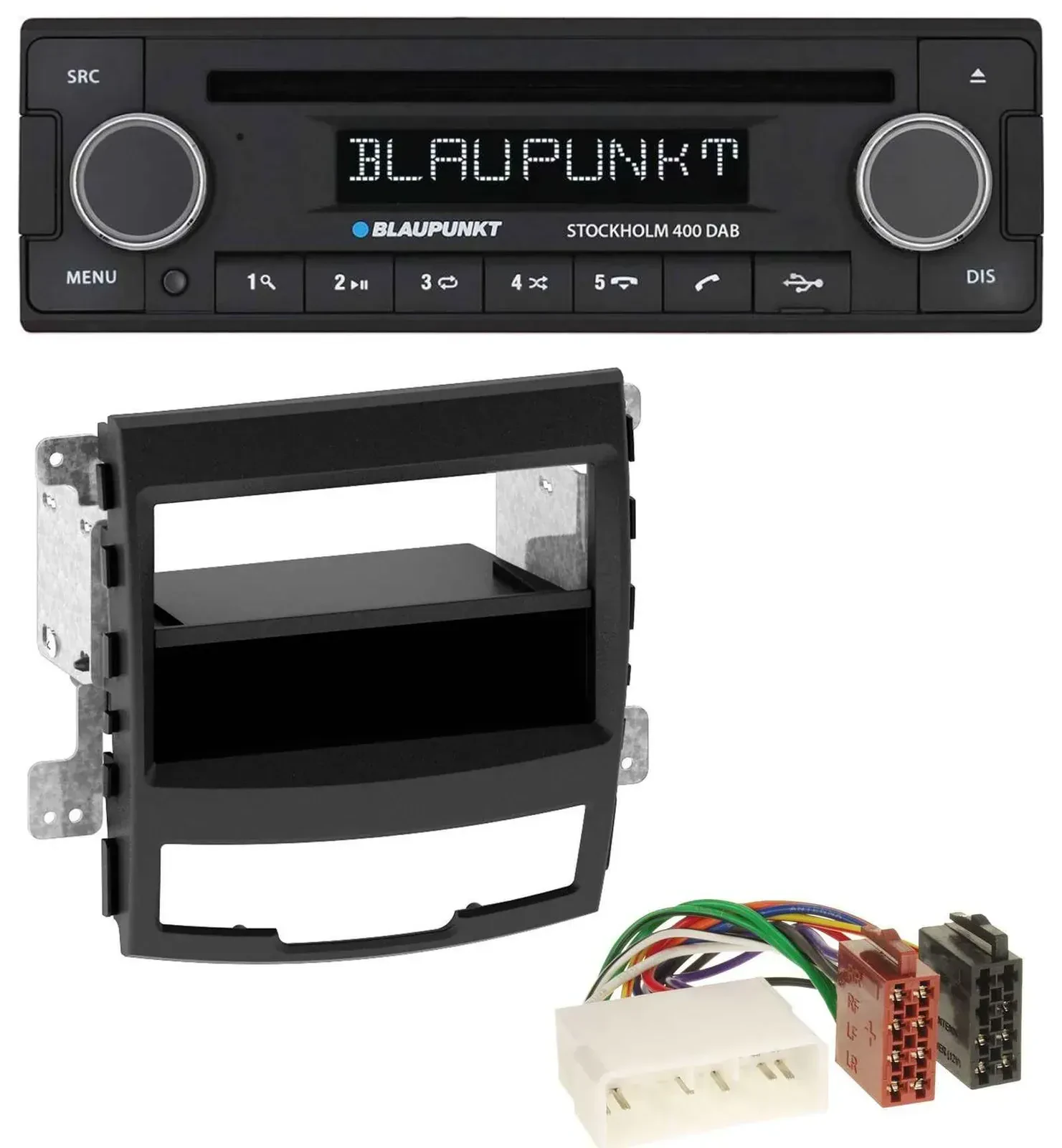 Blaupunkt MP3 Bluetooth DAB CD USB Autoradio für SsangYong Korando CK 2010-2013