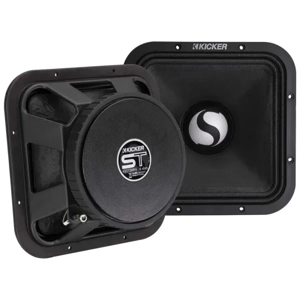 Kicker 49ST9MR4 | 600W Peak 9” 4 Ohm Square Midrange