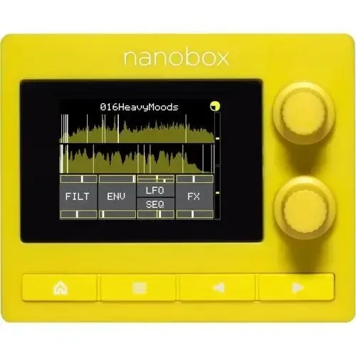 Гранулярный синтезатор 1010music nanobox lemondrop 4-голосный, сенсорный экран 2", USB-C, MIDI In/Out