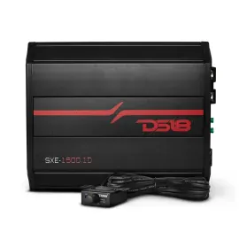 DS18 SXE-1500.1D/BK Class D Monoblock Car Amplifier (Black)