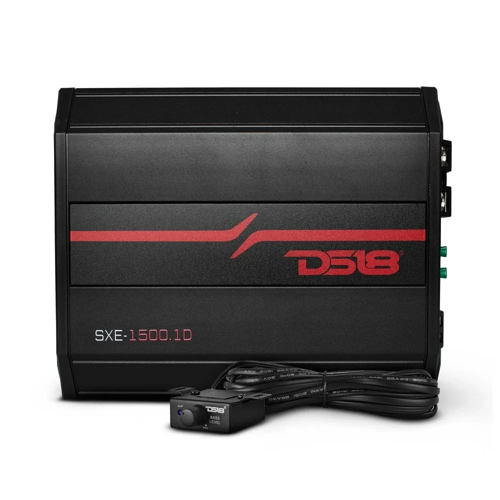 DS18 SXE-1500.1D/BK Class D Monoblock Car Amplifier (Black)