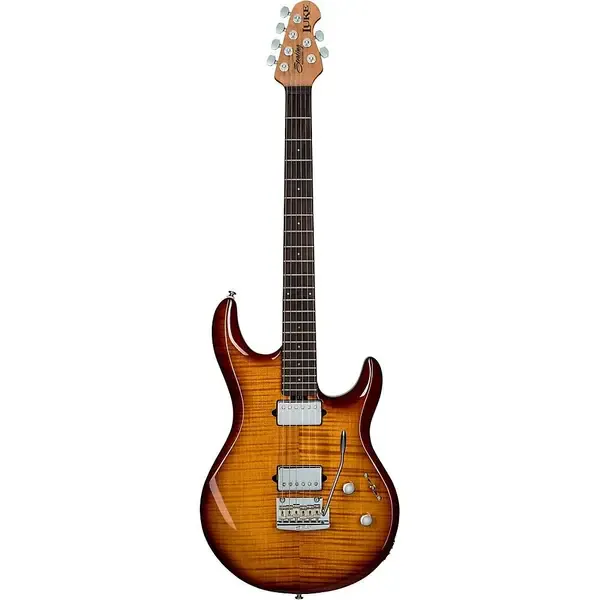 Электрогитара Sterling by Music Man Luke Flame Maple Electric Guitar Hazel Burst