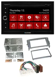 Blaupunkt MP3 DVD Bluetooth DAB 2DIN USB Autoradio für Toyota Auris 07-12 anthra