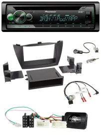 Автомагнитола Pioneer CD/USB/MP3, DAB, для Hyundai ix35 2010–2013, совместимая с кнопками на руле, черная