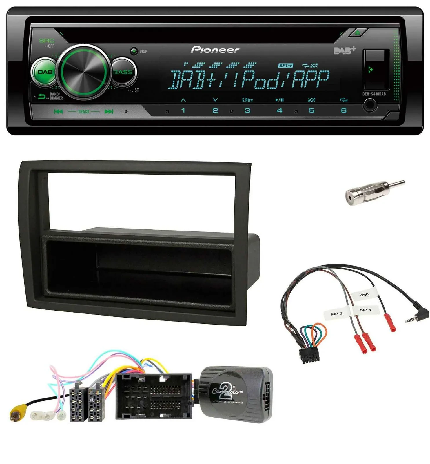 Автомагнитола для Citroen Jumper (2014–2021) Pioneer USB MP3 DAB CD черный