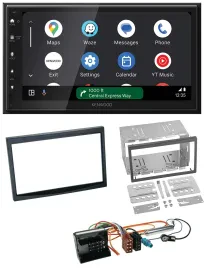 Kenwood DAB Bluetooth USB MP3 2DIN Autoradio für Peugeot 207 307 Expert Partner