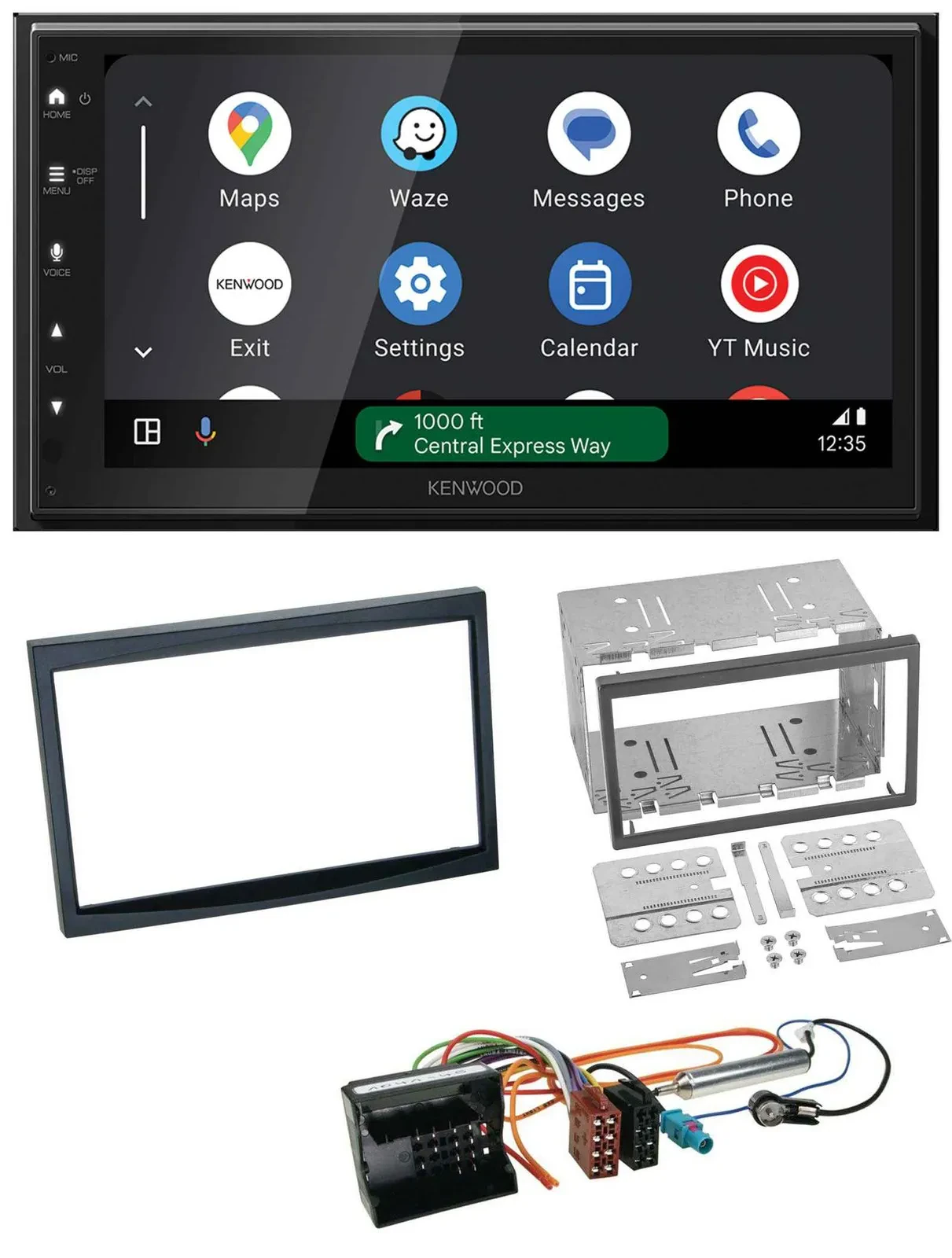 Kenwood DAB Bluetooth USB MP3 2DIN Autoradio für Peugeot 207 307 Expert Partner