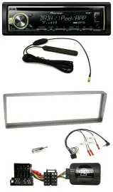 Автомагнитола Pioneer CD/USB MP3 DAB, серебристая, для Alfa Romeo 156 (с 2003)