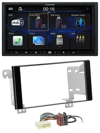 Alpine Bluetooth 2DIN MP3 DAB USB Autoradio für Subaru Forester Impreza XV ab 12