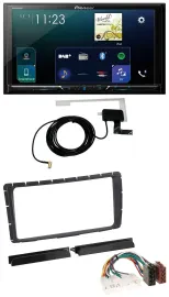 Автомагнитола для Toyota Hilux Pioneer 2DIN, DAB, USB, MP3, Bluetooth