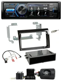 JVC Bluetooth Lenkrad USB DAB Autoradio für Fiat Ducato 2006-2008 piano