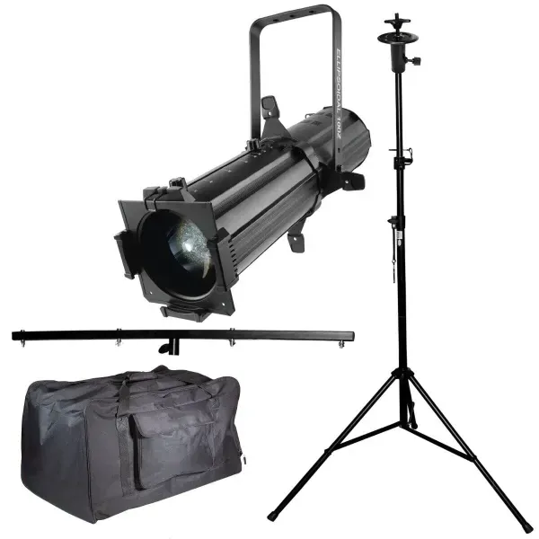 Chauvet DJ EVE E-100Z Ellipsoidal Warm White Spot Light with T-Bar Stand + Case