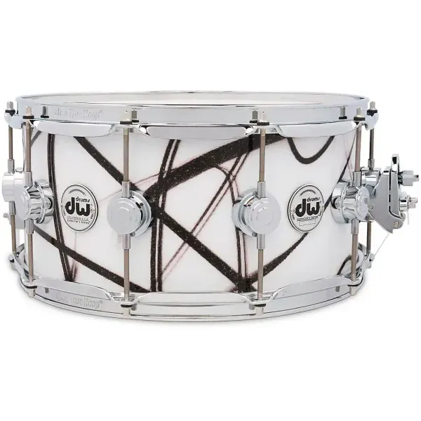 Малый барабан DW Collector's SSC Maple 14x6.5 White Glass Contrail