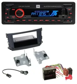 JBL AUX MP3 USB Bluetooth SD Autoradio für Smart ForTwo (451, 2010-2015)