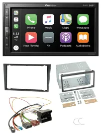 Pioneer USB MP3 DAB 2DIN Bluetooth Autoradio für Opel Combo C Meriva Corsa C Tig