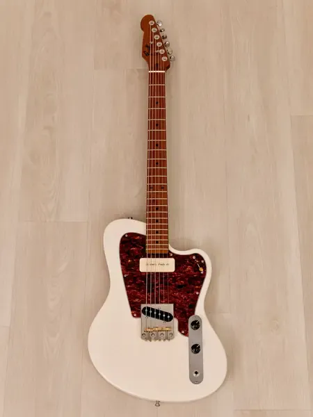 Электрогитара Girault Guitars California Baritone White 2022 USA w/Case