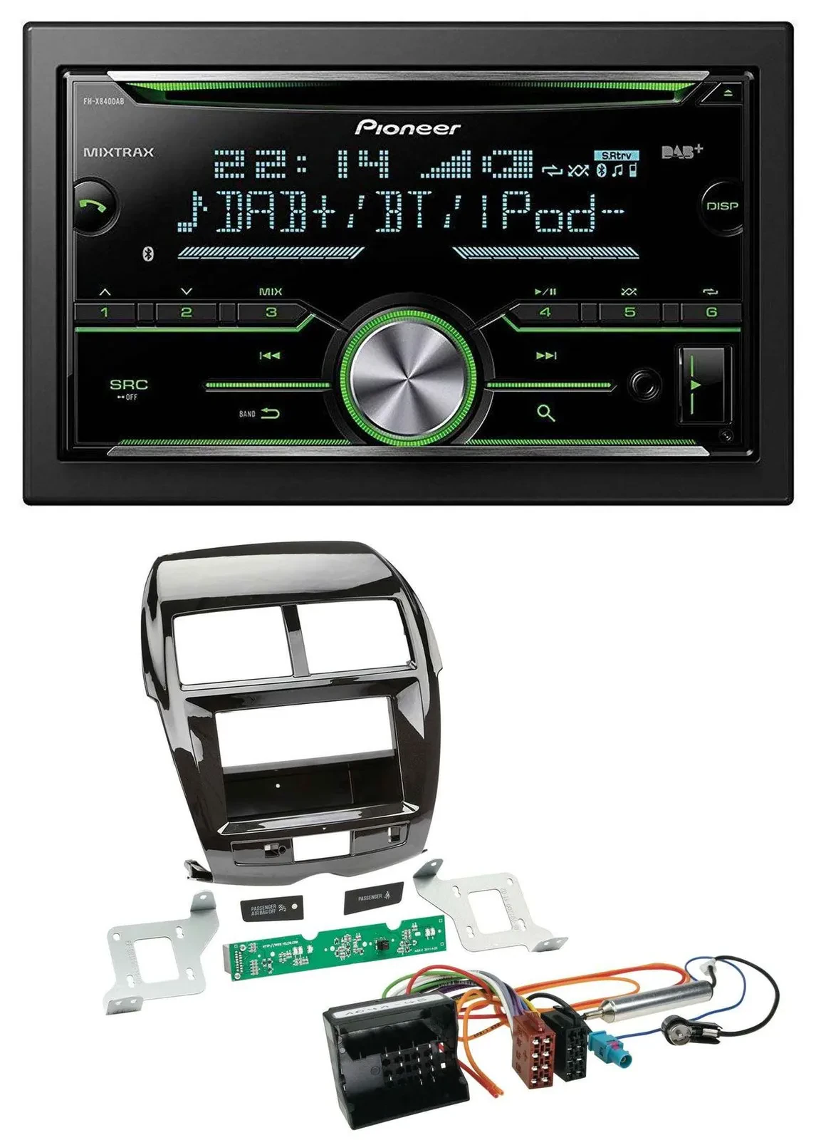 Pioneer Bluetooth MP3 DAB 2DIN USB CD Autoradio für Citroen C4 Mitsubishi ASX Pe
