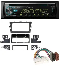 Автомагнитола для Toyota Corolla 2009–2012 Pioneer DAB, MP3, CD, USB, Bluetooth, серебристая