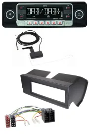 Dietz DAB Bluetooth USB MP3 Autoradio für Fiat Panda (bis 2002) - schwarz