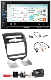 Alpine Bluetooth TMC USB DAB 2DIN Lenkrad Navigation für Hyundai ix20 ab 2010 ma