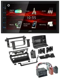 JVC USB Bluetooth MP3 DAB 2DIN Autoradio für BMW 3er 1999-2001 5 Schalteröffnung