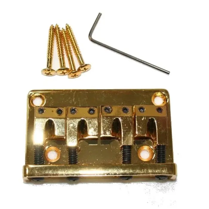 Бридж для бас-гитары Dr. Parts BBR3 Gold