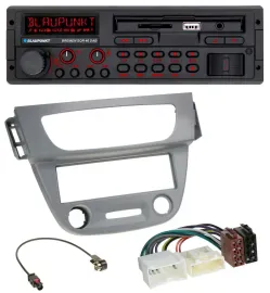 Blaupunkt SD MP3 USB Bluetooth DAB Autoradio für Renault Megane 3 (12-14) - grau