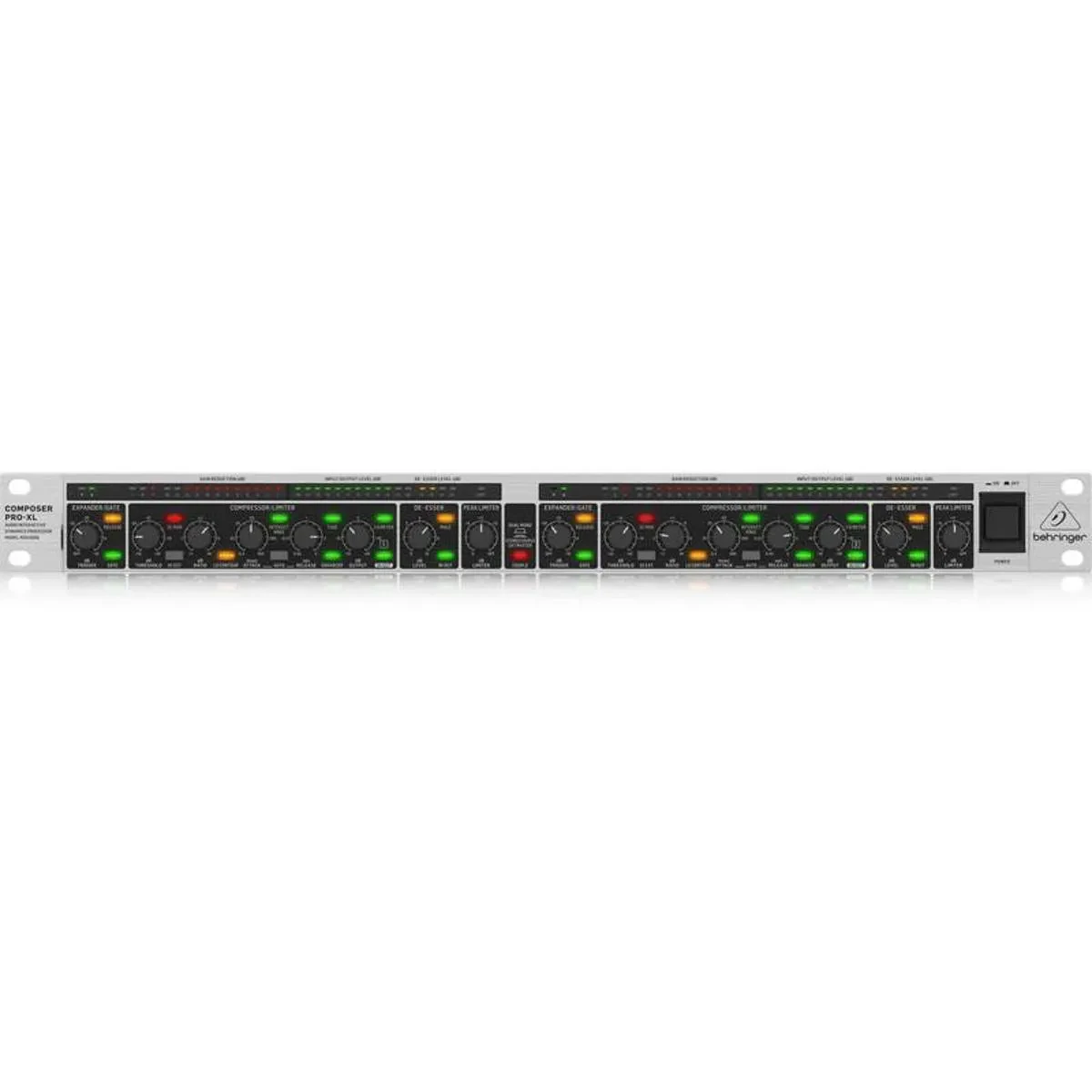 Behringer Composer Pro-XL MDX2600 2-Channel Compressor with De-Esser, Bundle wit