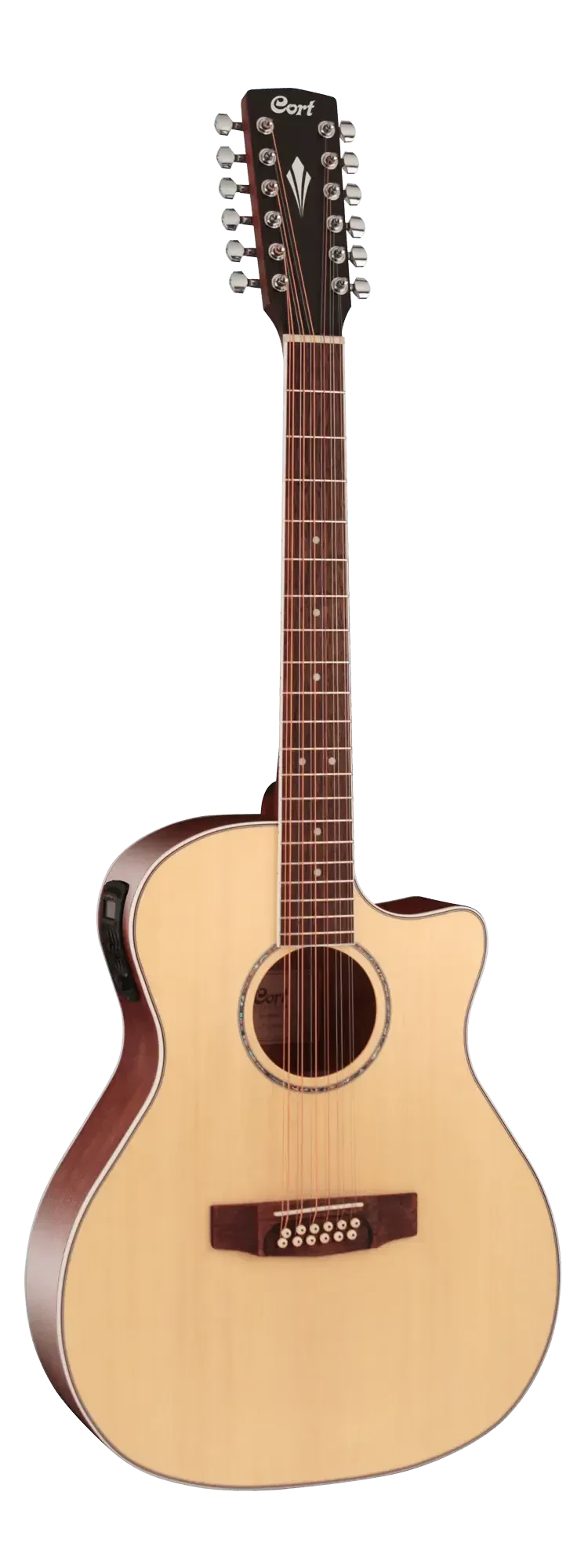 Электроакустическая гитара Cort GA-MEDX-12 Grand Auditorium Open Pore Natural