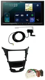 Pioneer 2DIN DAB USB MP3 Bluetooth Autoradio für SSangYong Korando ab 2013