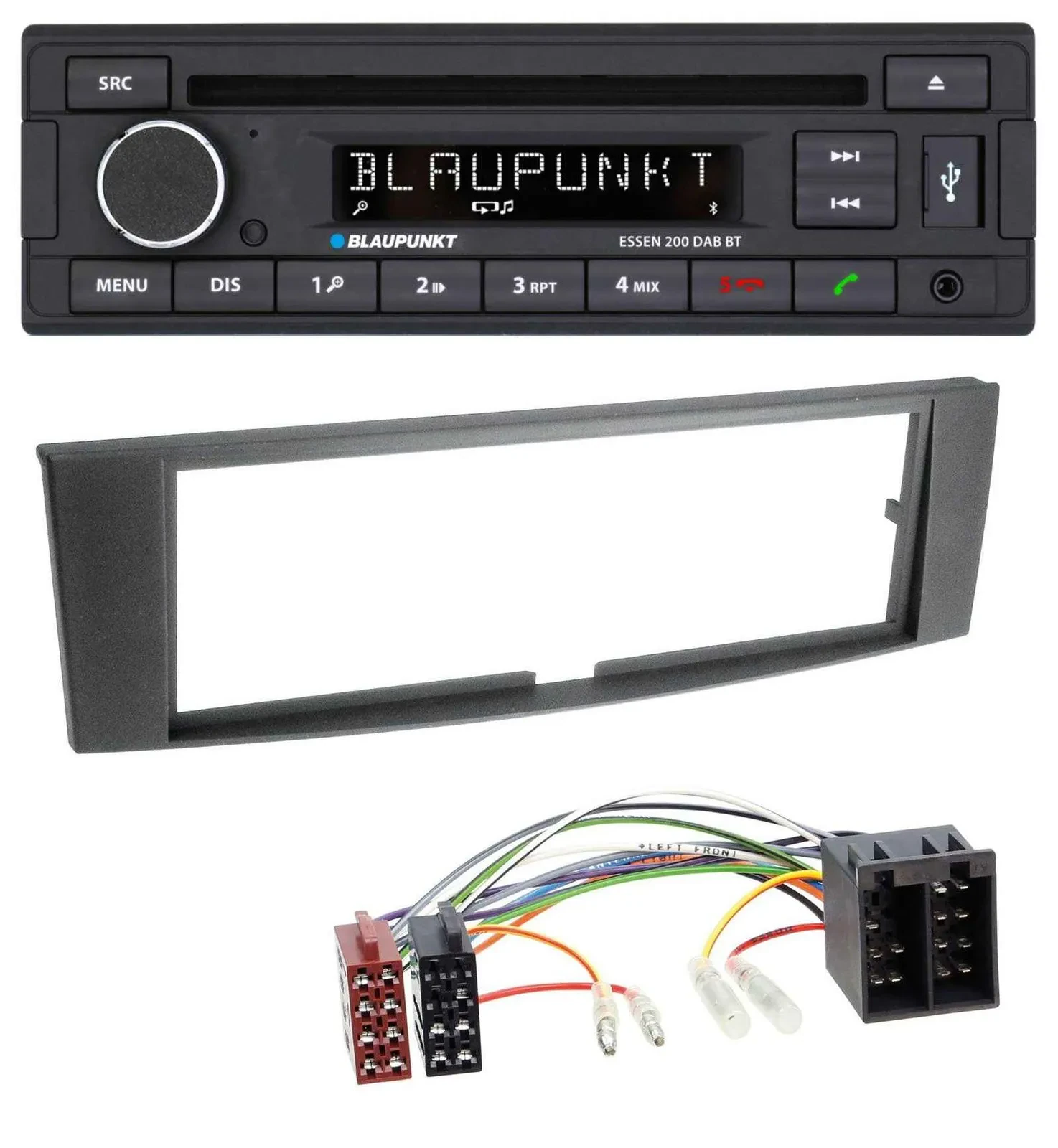 Blaupunkt USB MP3 Bluetooth DAB CD Autoradio für Renault Laguna II (2005-2008)