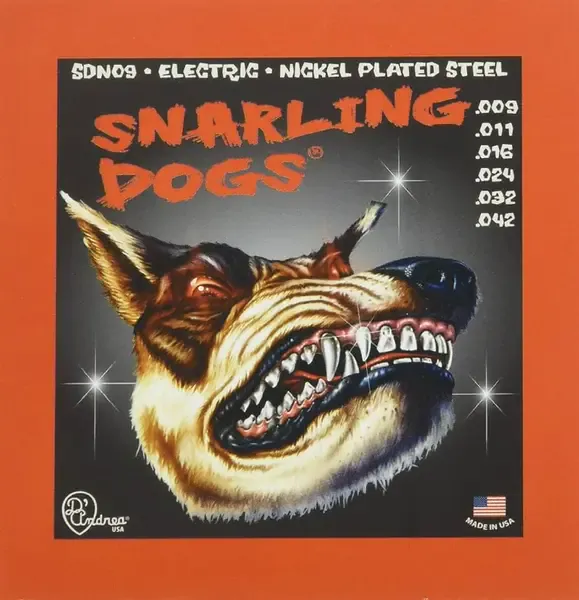 Струны для электрогитары D'Andrea SDN09 Snarling Dogs 9-42