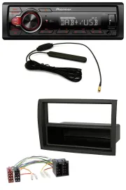 Pioneer MP3 DAB 1DIN AUX USB Autoradio für Citroen Jumper Fiat Ducato Peugeot Bo