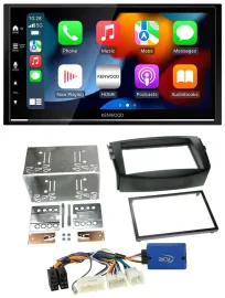 Автомагнитола для Toyota RAV4 Kenwood DAB USB Bluetooth 2DIN MP3 28-pin (2011–2013)