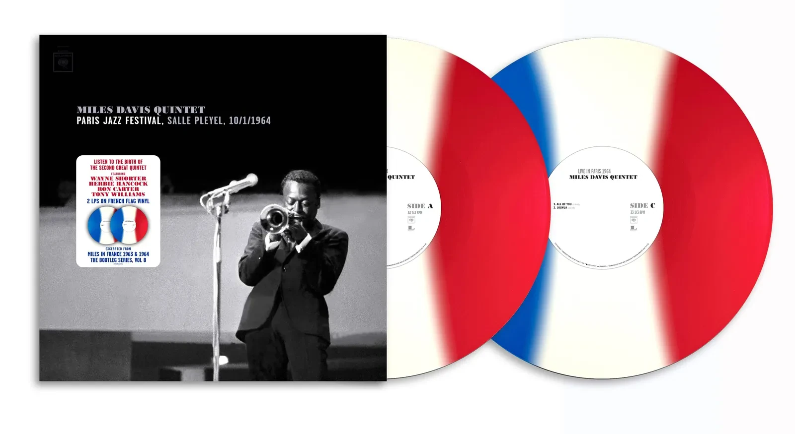 Виниловая пластинка Miles Davis – Paris Jazz Festival, Salle Pleyel 10/1/1964 (Релиз 2024)