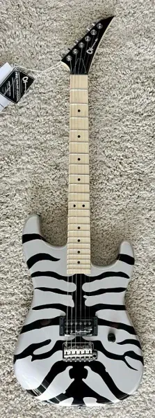 Charvel  Super-Stock SD1 H 2PT M Electric Guitar, Maple board, Silver Bengal