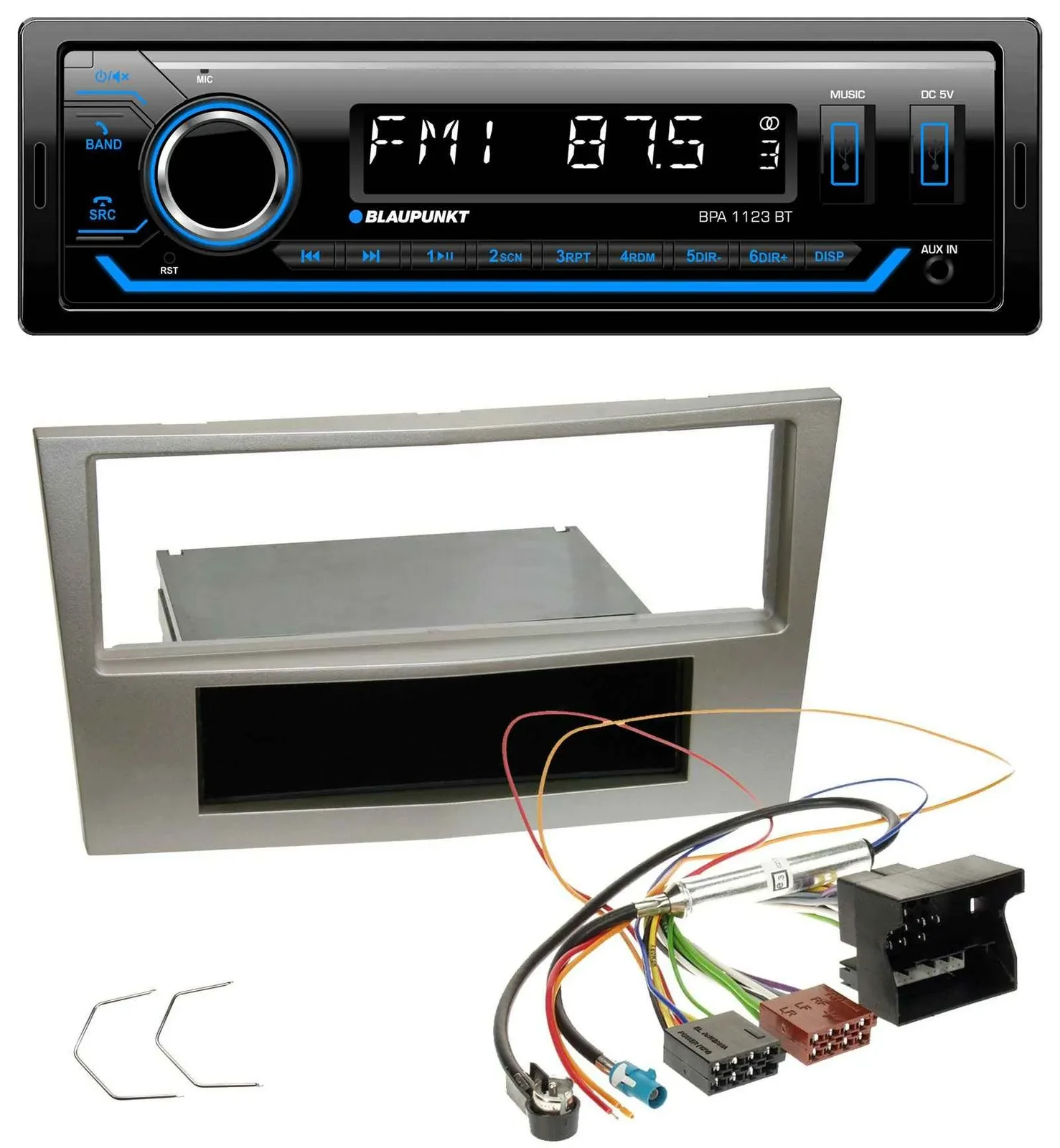 Blaupunkt MP3 Bluetooth USB AUX Autoradio für Opel Zafira B Astra H Corsa D ab 2