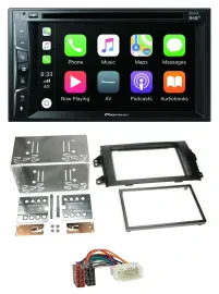Автомагнитола для Fiat Sedici, Suzuki SX4 Pioneer 2 DIN, Bluetooth, USB, DVD, DAB, MP3