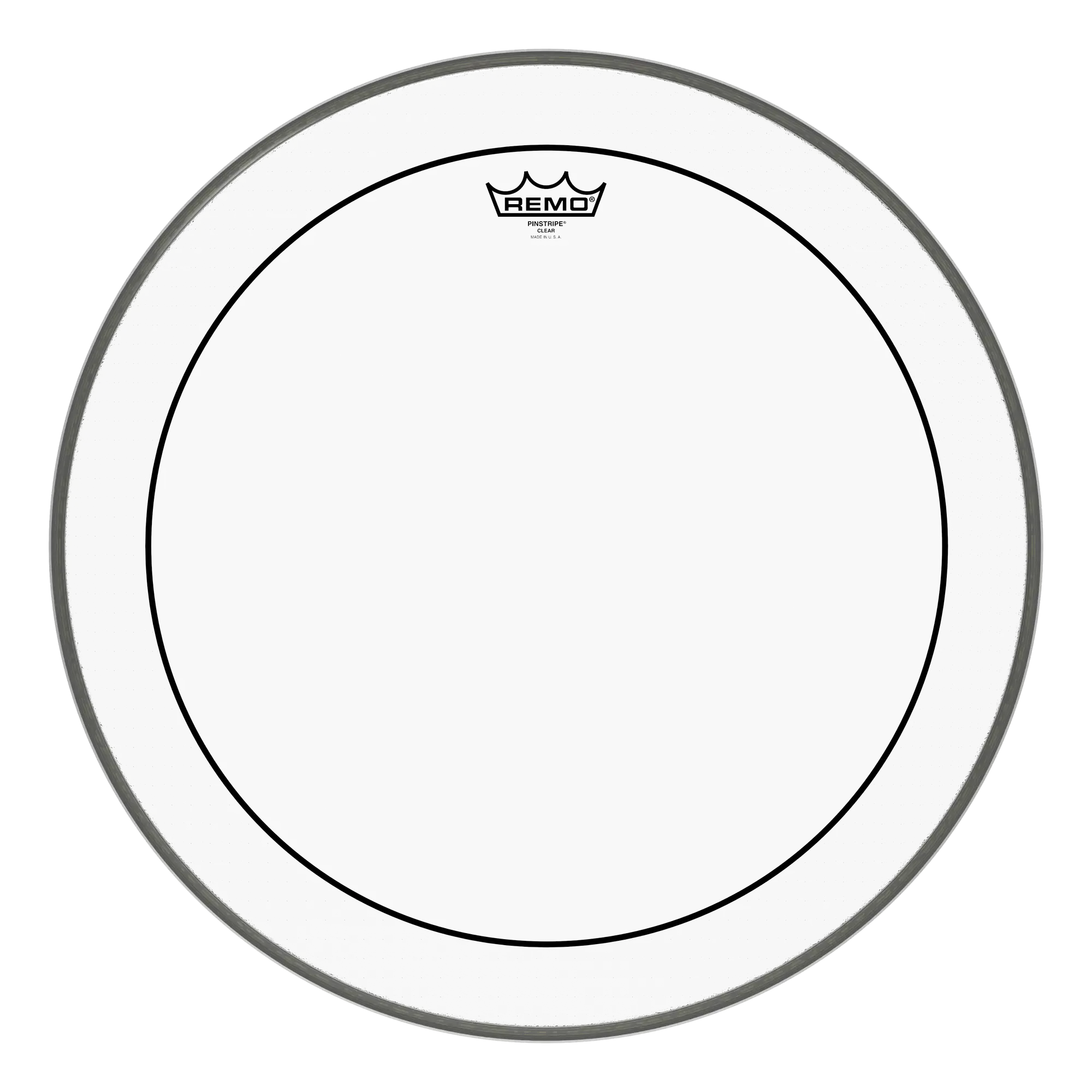 Пластик для барабана Remo 20" Pinstripe Clear