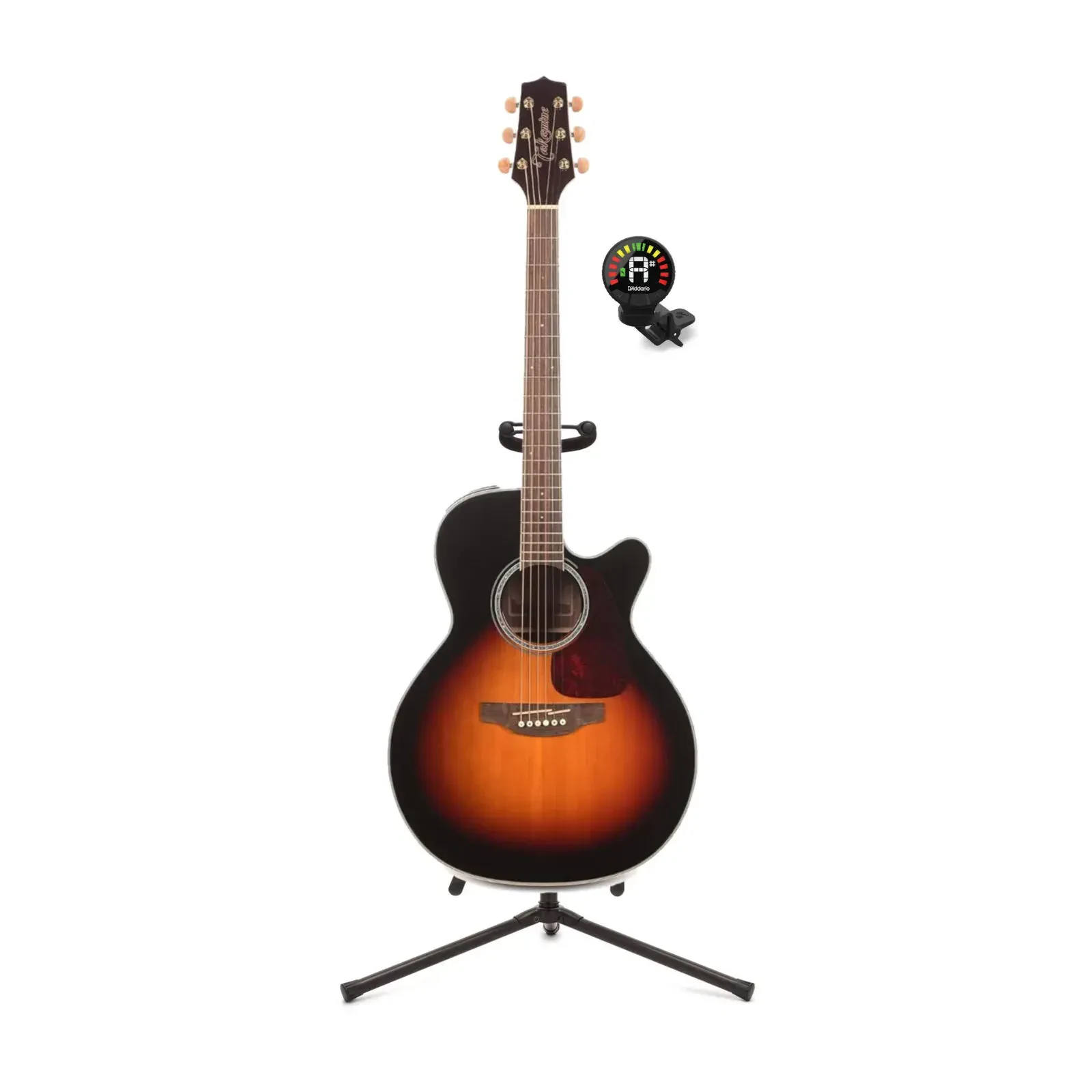 Takamine G Series GN71CE NEX Gloss Sunburst Acoustic Electric Guitar Bundle