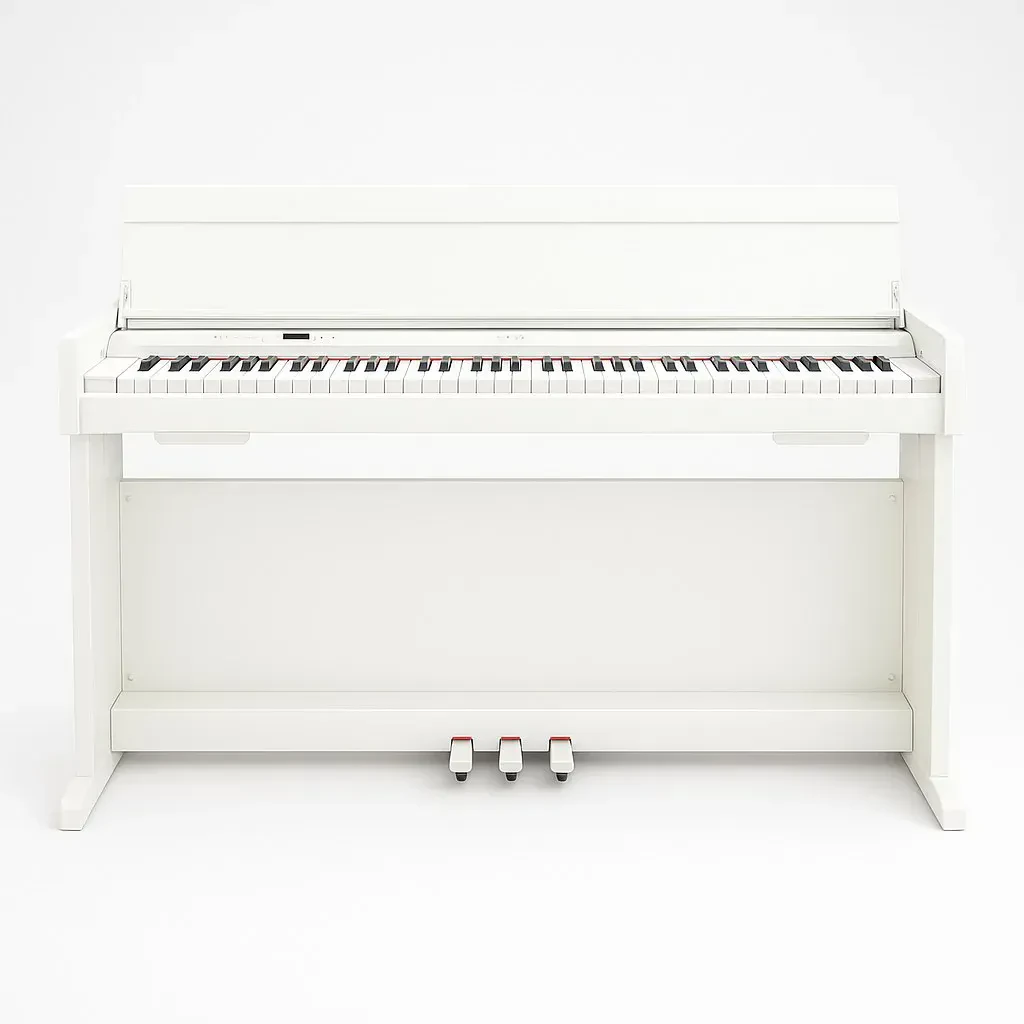 Цифровое пианино Nux NCK-330-WH на стойке, с педалями, белое