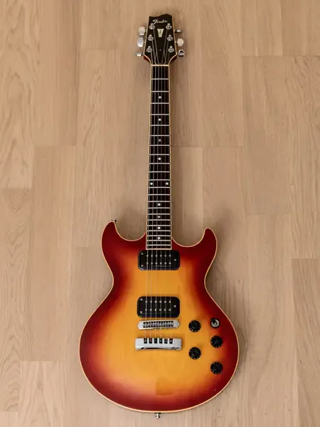 Электрогитара Fender Master Series Flame Standard HH Cherry Sunburst w/case Japan 1984