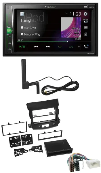 Pioneer MP3 DAB AUX 2DIN Bluetooth Autoradio für Citroen C-Crosser Mitsubishi Ou