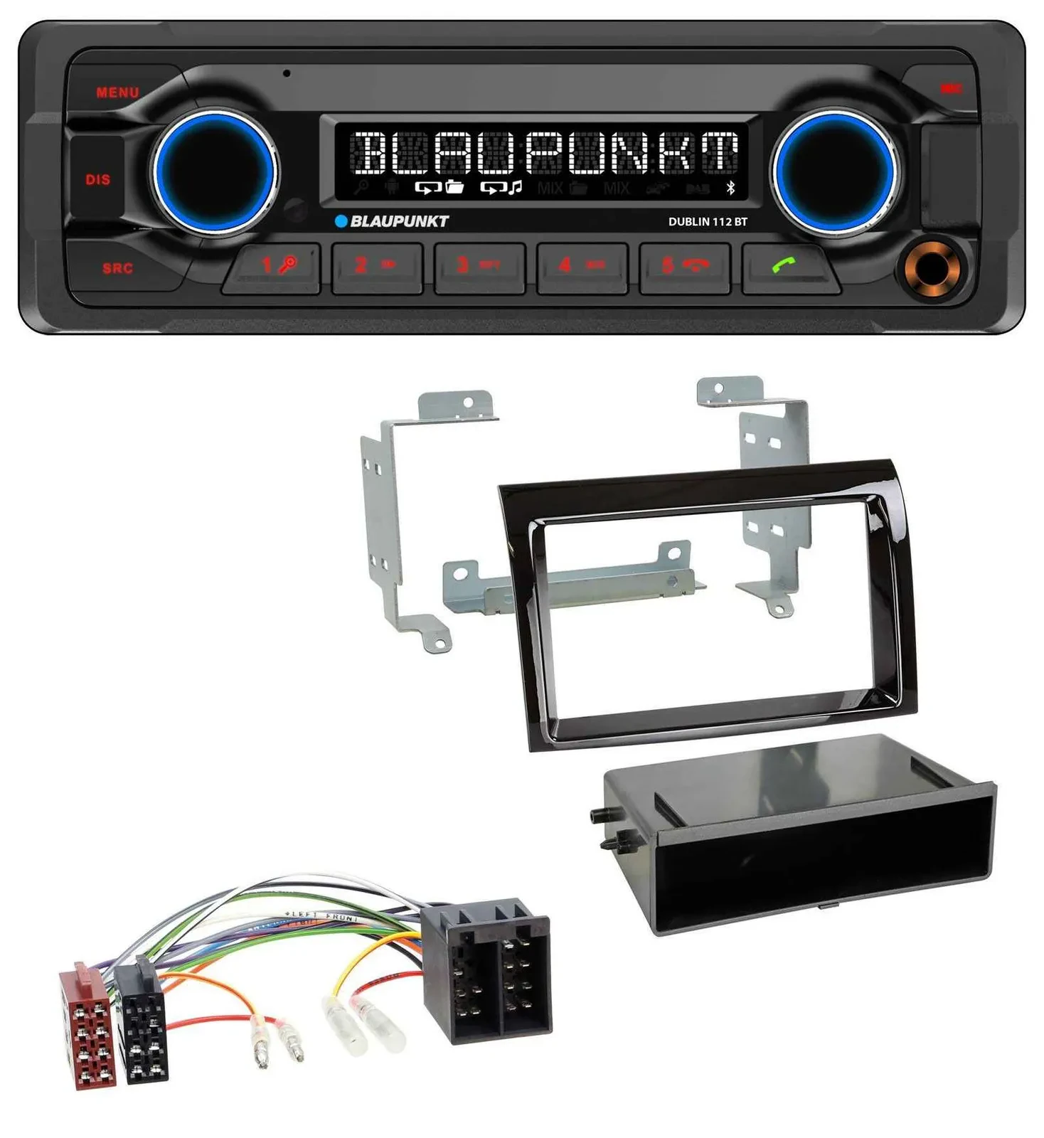 Автомагнитола для Fiat Ducato/Citroën Jumper (2006–2011) Blaupunkt MP3, Bluetooth, USB, AUX