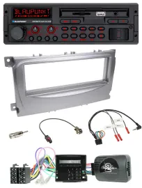 Blaupunkt SD Lenkrad USB Bluetooth DAB Autoradio für Ford S-Max Mondeo Can-Bus 0
