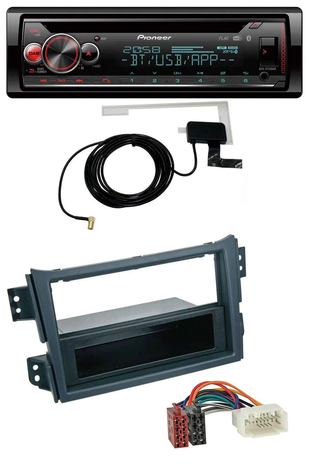 Pioneer DAB CD MP3 USB Bluetooth Autoradio für Opel Agila B 2008-2014 Suzuki Spl
