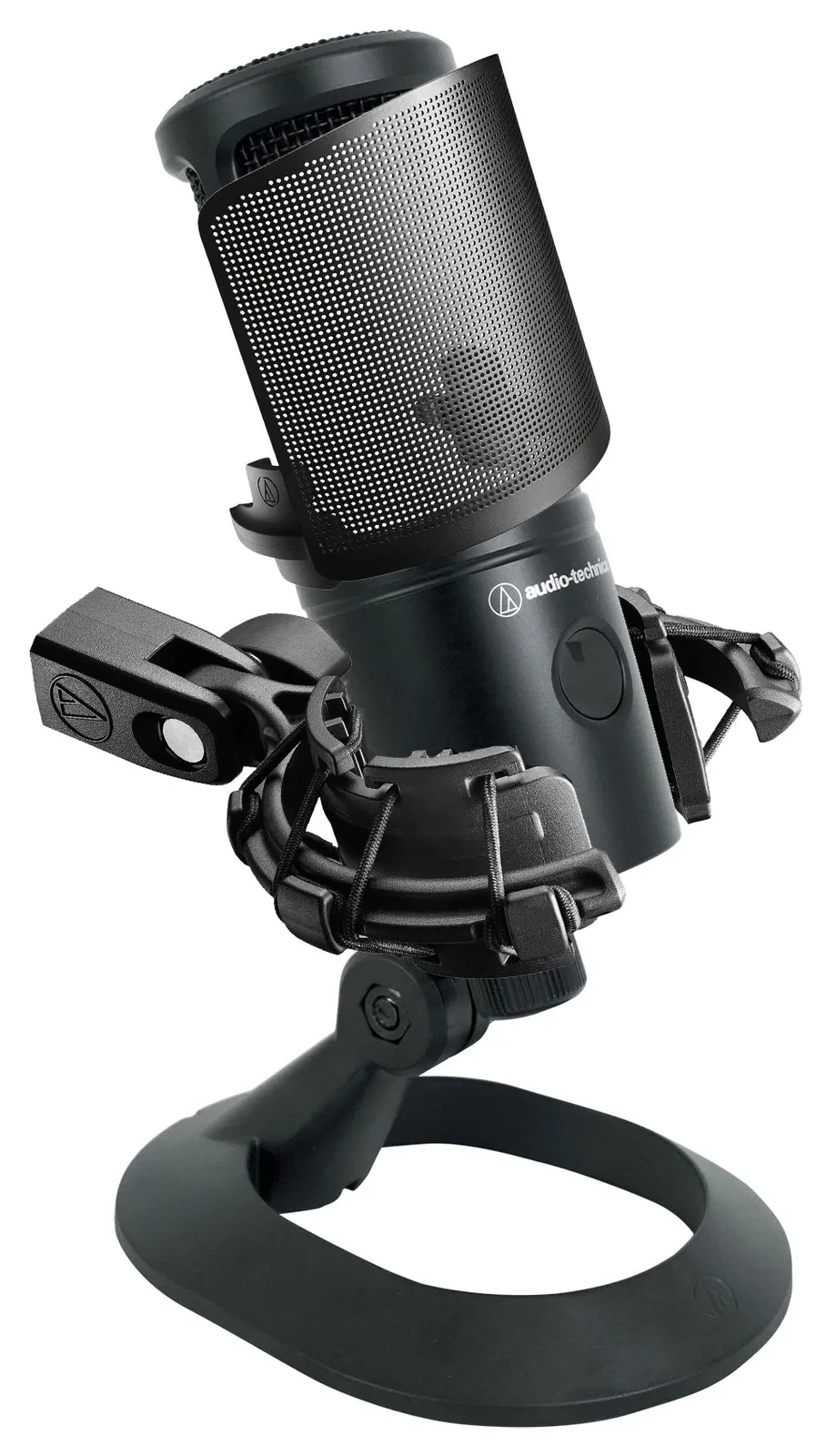 Audio Technica AT2020USB-X Recording USB Studio Microphone+Shockmount+Pop Filter