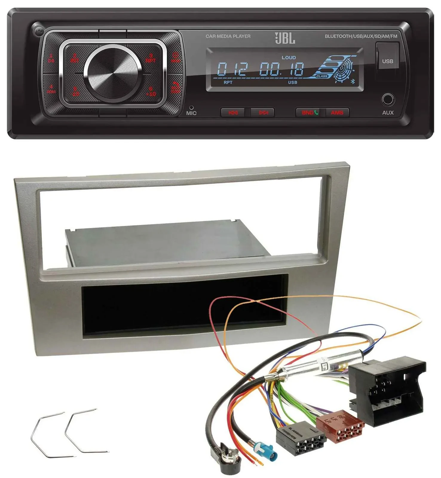 Автомагнитола для Opel JBL SD/USB/AUX/Bluetooth, MP3 (Zafira B, Astra H, Corsa D, с 2005)