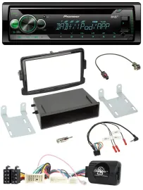 Автомагнитола для Dacia Dokker/Lodgy/Sandero (с 2012) Pioneer USB MP3 DAB CD с поддержкой управления на руле