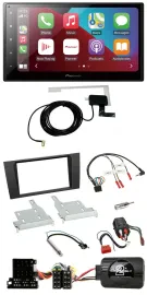 Pioneer USB Bluetooth DAB Lenkrad 2DIN Autoradio für Audi A4 99-01 BOSE Vollakti